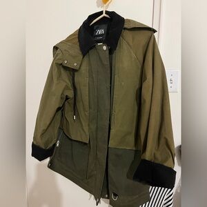 Zara Women’s Waxed Coat